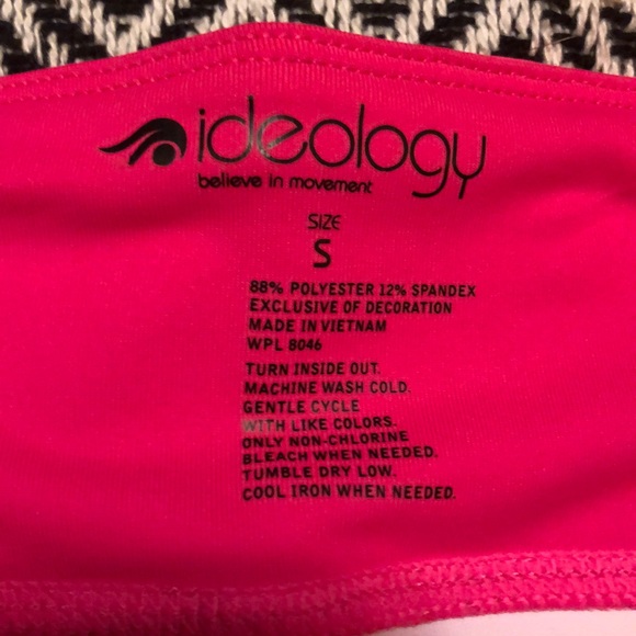 Ideology Pink Camo Breast Cancer Crop Leggings SzS - Picture 4 of 10